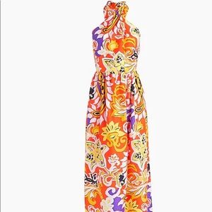 Jcrew printed SILK dress